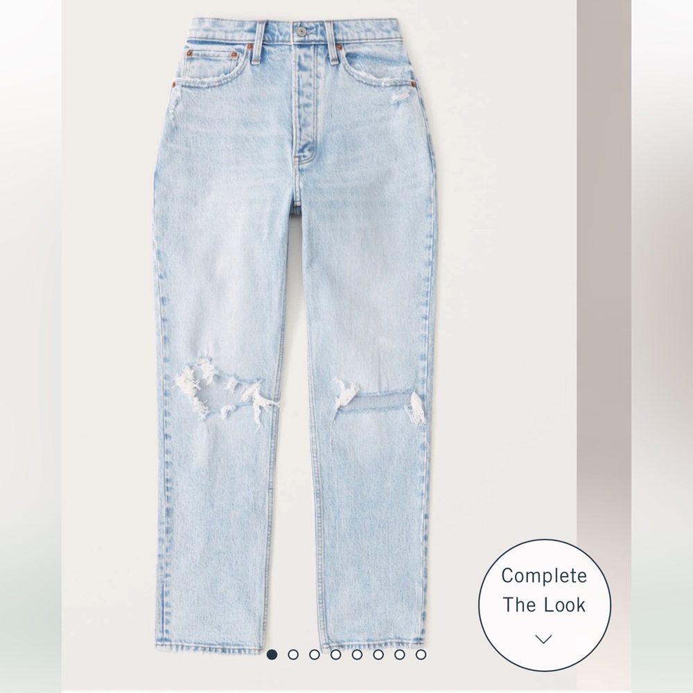 High Rise Dad Jeans, sz 24